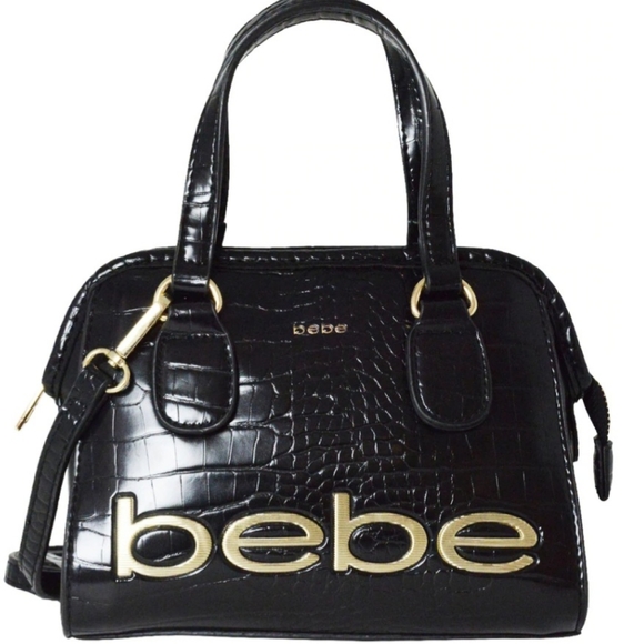 Bebe Fabiola Mini Croco Crossbody - Picture 1 of 2